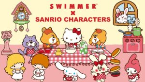 人气杂货品牌SWIMMER携手SANRIO三丽鸥，梦幻联名商品新上市，狙击粉丝的少女心