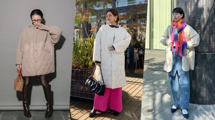 日本女生都在穿「绗缝外套」！4种搭配展现聚焦日系时髦度