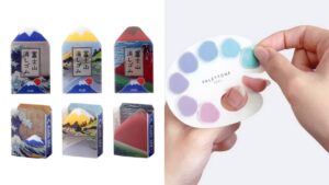 【文具速报】日本话题文具新品5选，KING活页夹迷你系列太古锥，葛饰北斋富士山橡皮擦让你随身携带世界名画