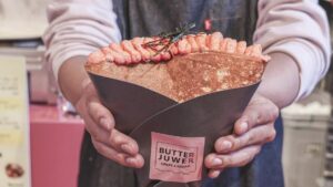 文字烧口味可丽饼？令人意想不到的可丽饼口味只有在「BUTTER JUWER」才能吃到！