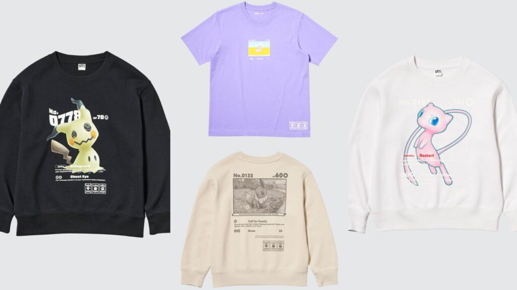 UNIQLO「UT」联名宝可梦卡牌、《Pokémon TCG Pocket》,超萌T恤登场!