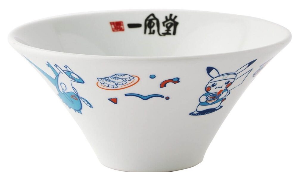 「一风堂」×《宝可梦》联名！拉面店主风格皮卡丘有田烧拉面碗、汤匙将于福冈宝可梦中心登场！