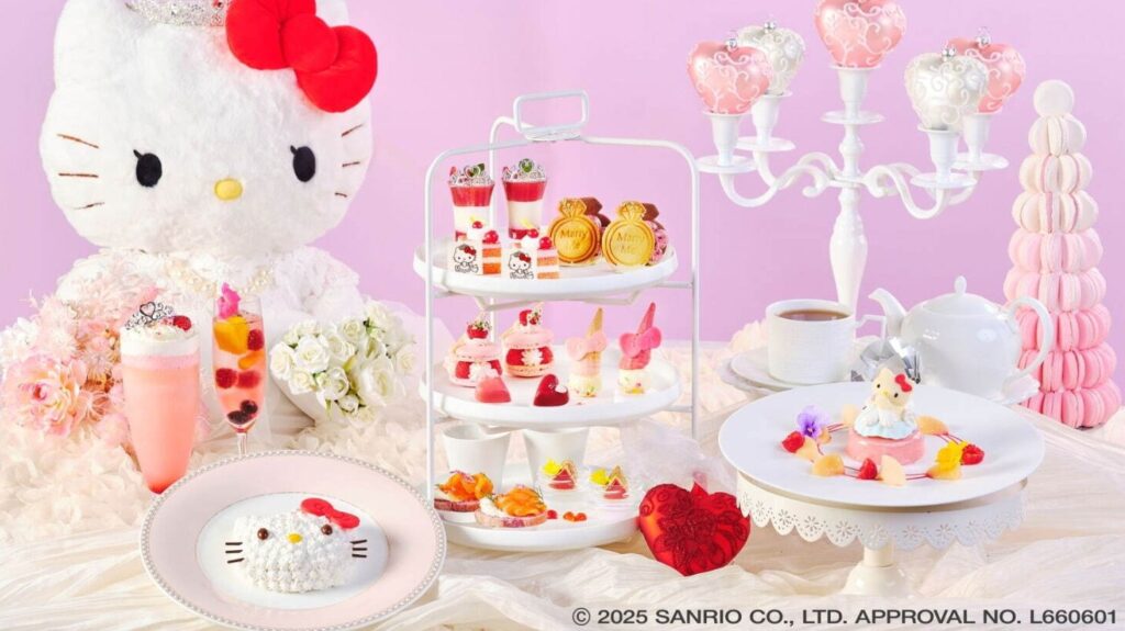 「Hello Kitty公主下午茶」即将于日本东京及大阪等7大城市登场！甜点造型如婚戒般梦幻
