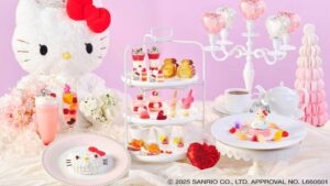 「Hello Kitty公主下午茶」即将于日本东京及大阪等7大城市登场！甜点造型如婚戒般梦幻