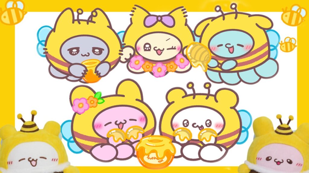日本TikTok人气创作角色「loveez」巡回快闪店，角色全员以可爱蜜蜂造型亮相