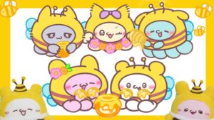 日本TikTok人气创作角色「loveez」巡回快闪店，角色全员以可爱蜜蜂造型亮相