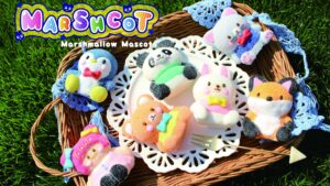 软Ｑ魅力无法挡！可以吃的棉花糖公仔「MARSHCOT」Q弹登场，是吉祥物也是棉花糖