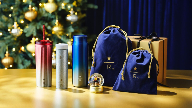 星巴克臻选®东京烘焙工坊圣诞新品,闪耀华丽光芒主题节庆系列登场