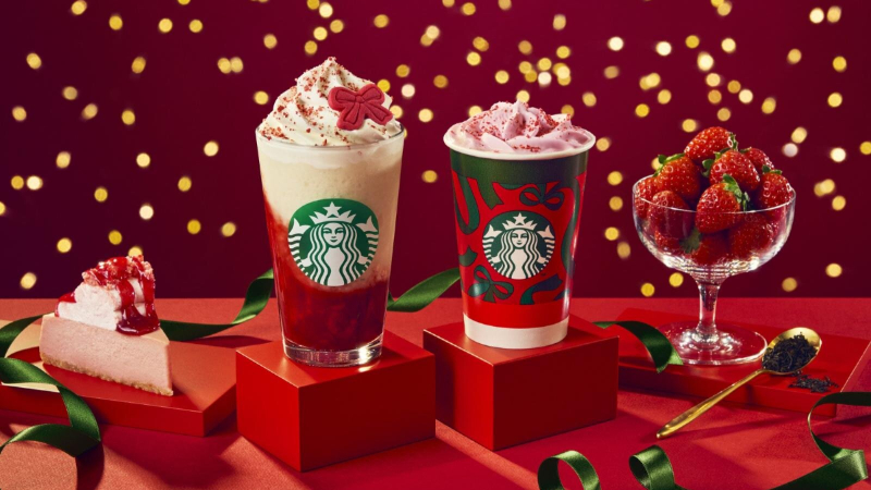日本星巴克圣诞季商品开跑，第一弹用圣诞经典姜饼人进入欢庆气氛