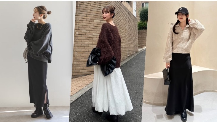 2026冬季穿搭不烧脑！选搭「长裙」营造温系女子气息