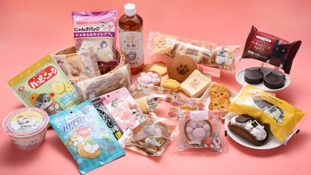 肉球与尾巴造型的甜点你吃过吗？日本全家猫咪日联手猫福珊迪推出「猫甜食」