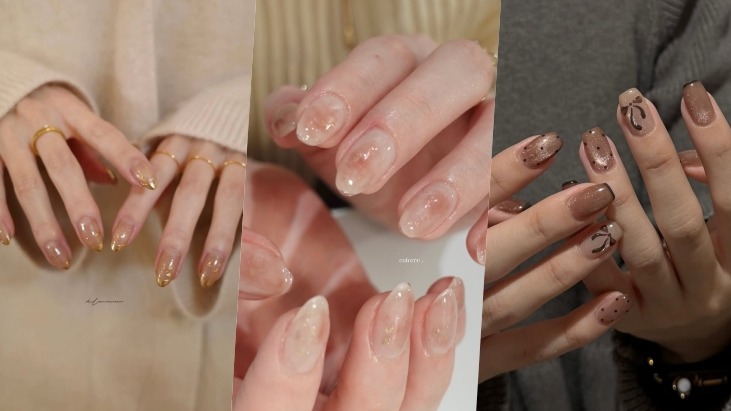 2026最新冬季指彩图鉴！以淡色指彩混搭点亮指尖焦点