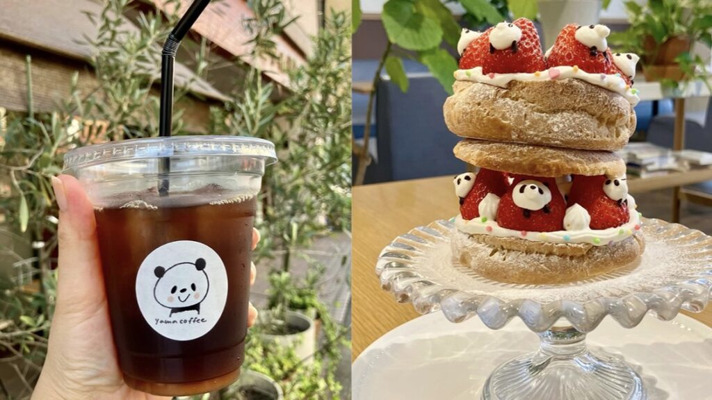 可爱到舍不得吃掉的熊猫造型甜点，就在名古屋咖啡厅「yama coffee」