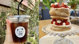 可爱到舍不得吃掉的熊猫造型甜点，就在名古屋咖啡厅「yama coffee」