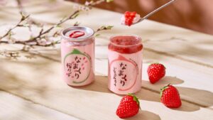 鲜奶油罐头「なまくり」 春季限定粉红新口味3月17日起全国自贩机开卖