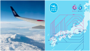搭日本国内线想看富士山的选位攻略！飞行航线左右侧景点加码告诉你