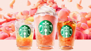 日本星巴克夏季最强系列登场，美味JUICY 水蜜桃新饮料来啦！