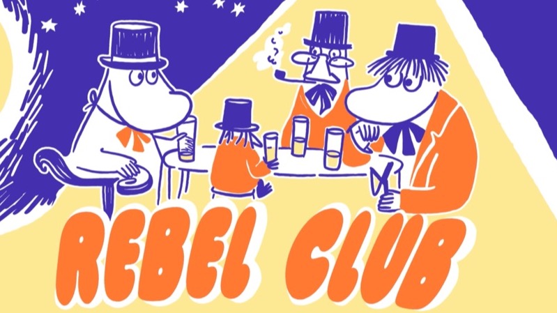 噜噜米叛逆登场！ Moomin Arabia 全新「Rebel Club」系列，用美式复古漫画风活出大人味的精采！