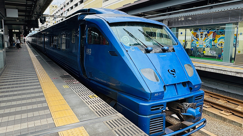 九州特急列车「SONIC（音速号）」，从福冈博多站到大分只要两小时！