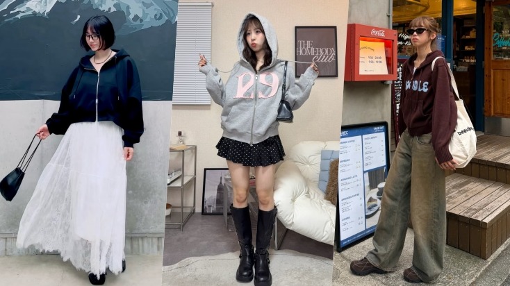 2026秋季时髦小黑马「连帽外套」！以4套混搭灵感打造日系率性休闲LOOK